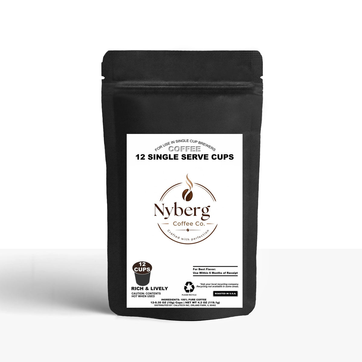 12 Pack Single Serve Coffee Capsules